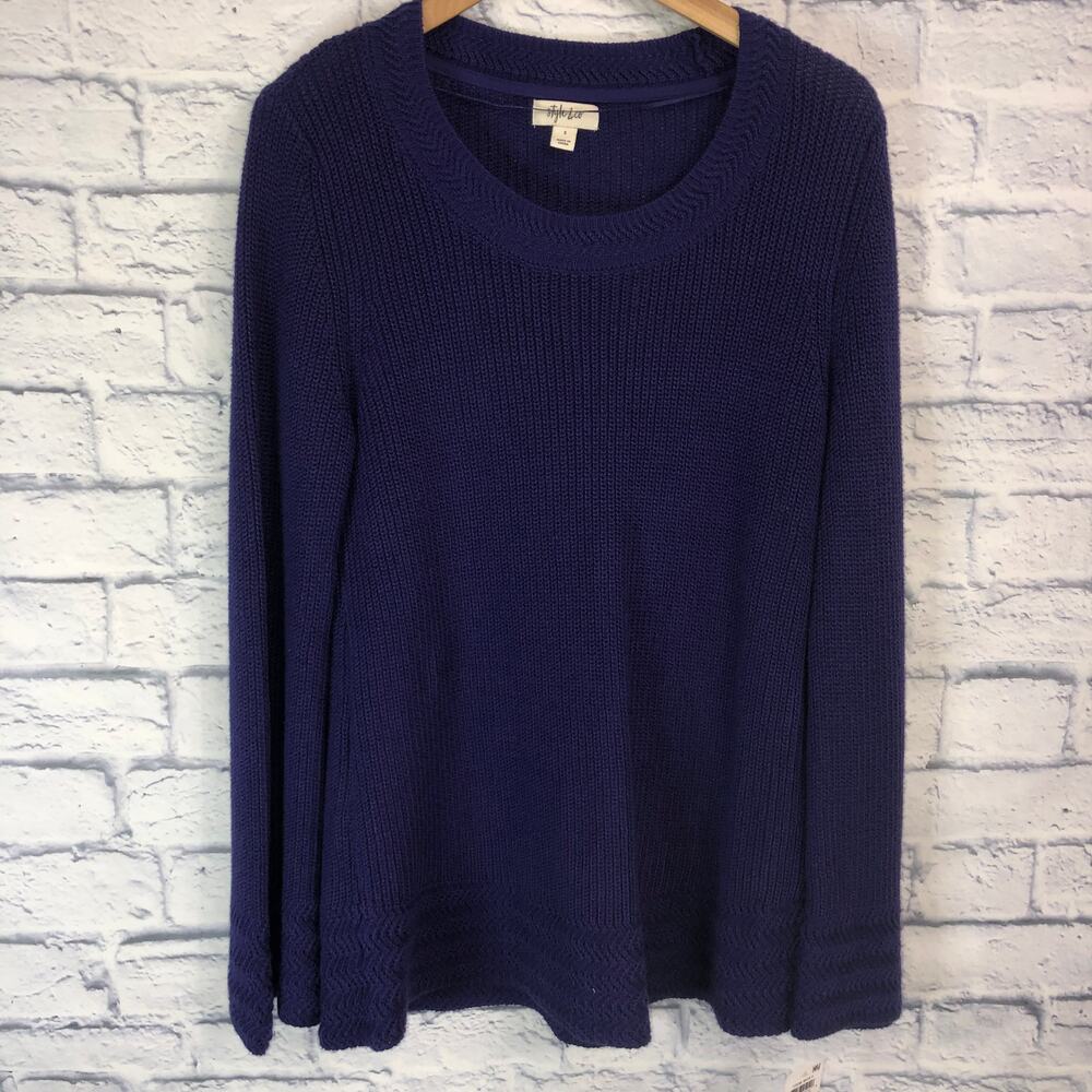 NWT Woven Long Sleeve Sweater